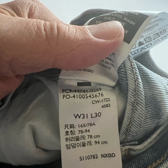 DENIZEN® from Levi's® Men's 216 Slim Jeans Stark Light Blue Flex Size 31/30 (E4) - Picture 6 of 8